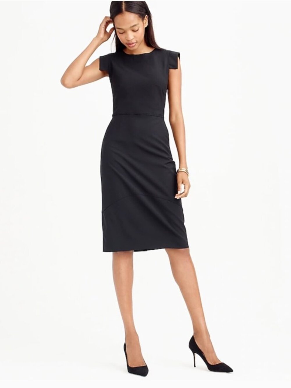 J.CREW Resume Dress Black 00